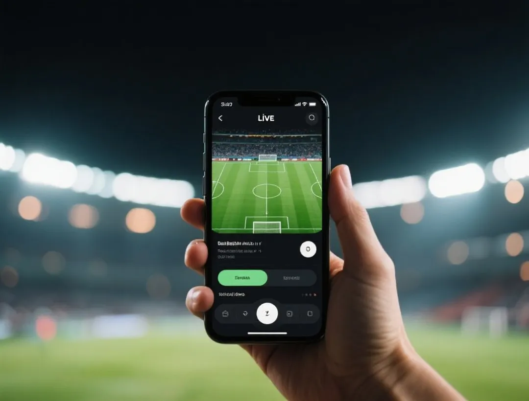手机观看足球直播示意图
