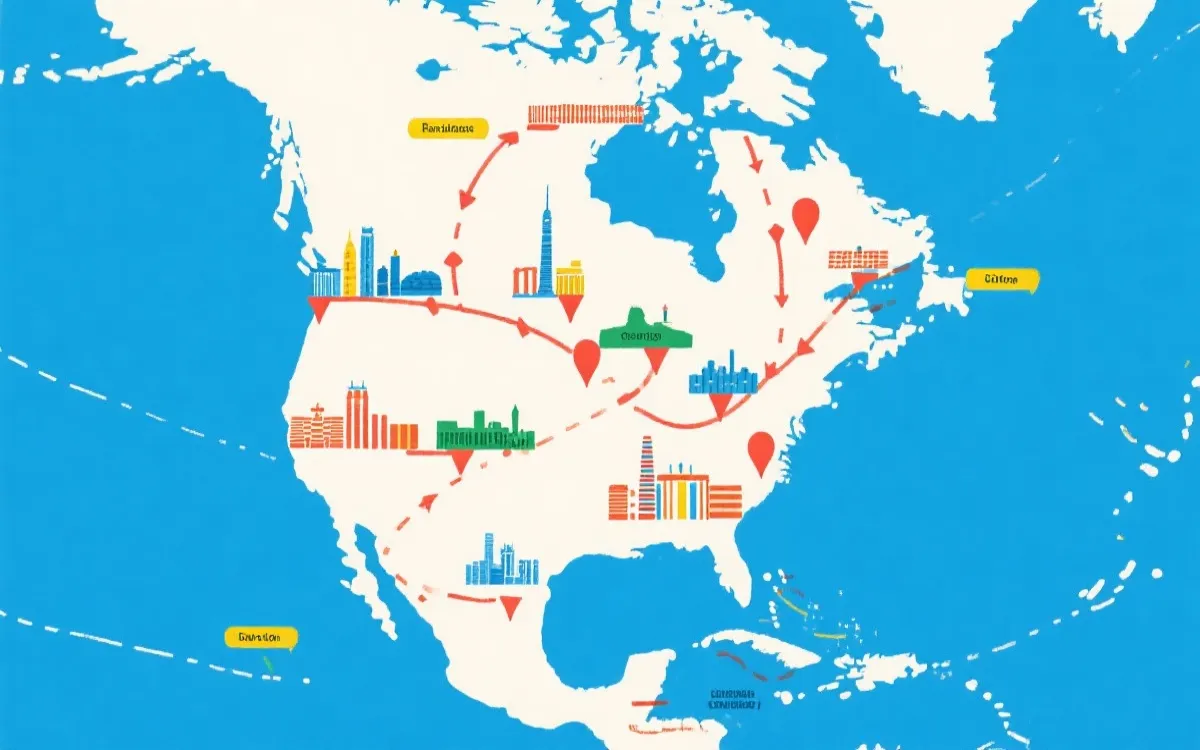 2026世界杯主办城市地图全解析：从小组赛到决赛，跟着赛程“走”完三国之旅